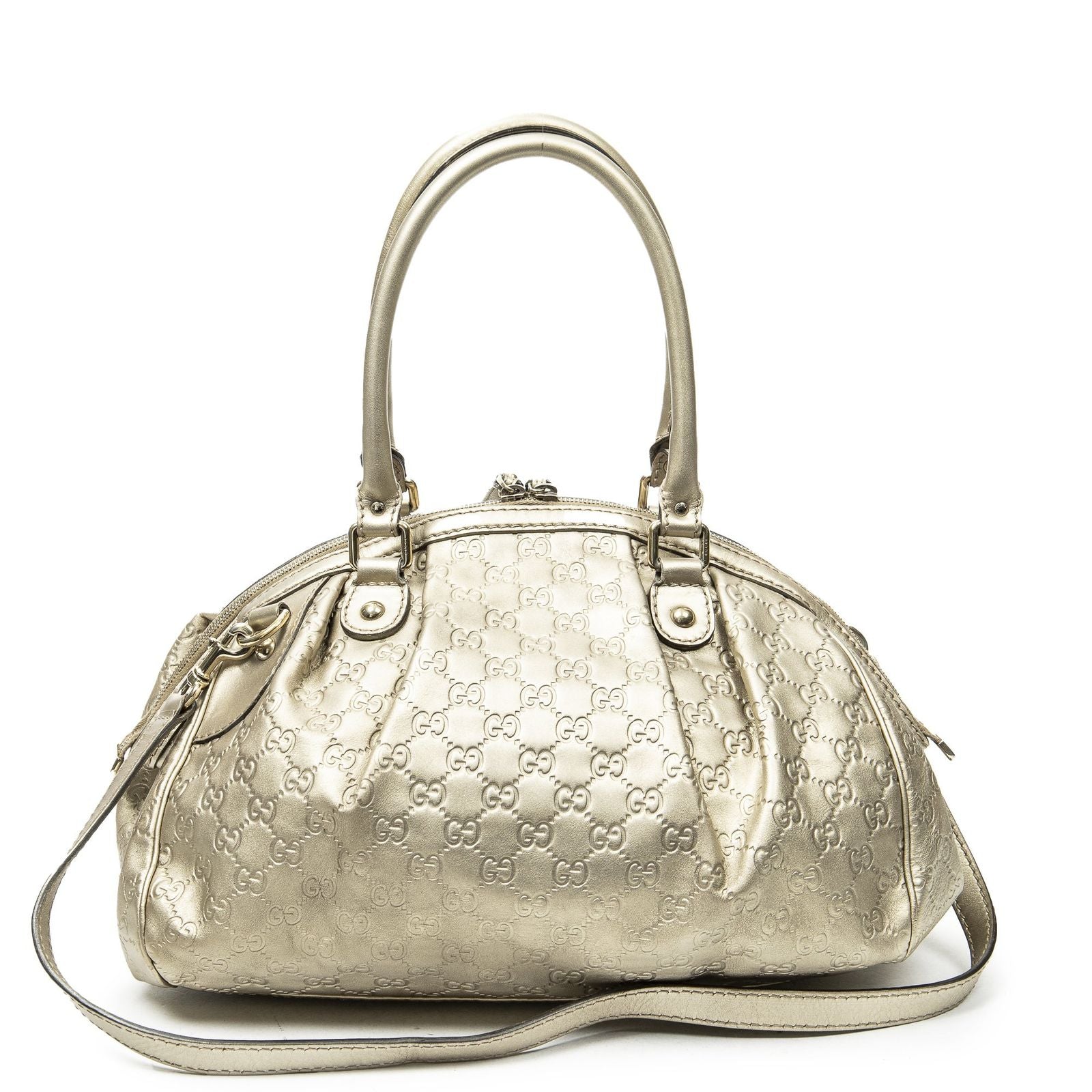 Gucci Ski Boston Gold Guccissima Messenger — view 5