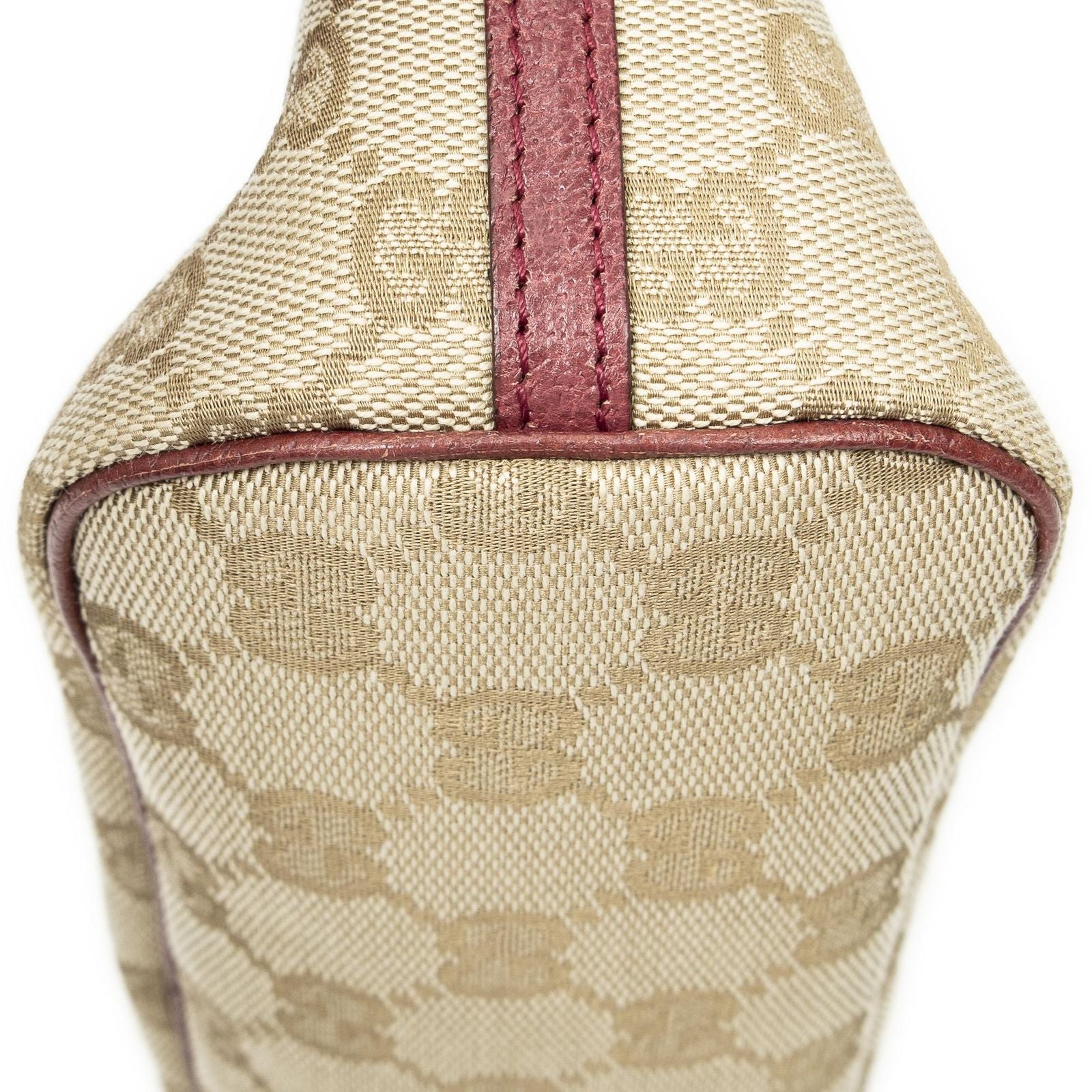 Gucci Pouch Beige Fuchsia GG Canvas — view 7