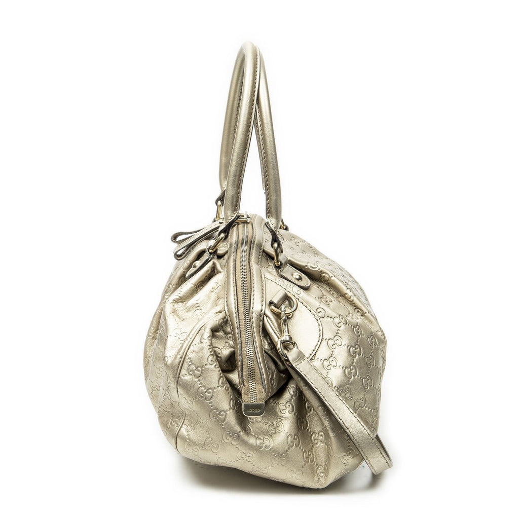 Gucci Ski Boston Gold Guccissima Messenger — view 3