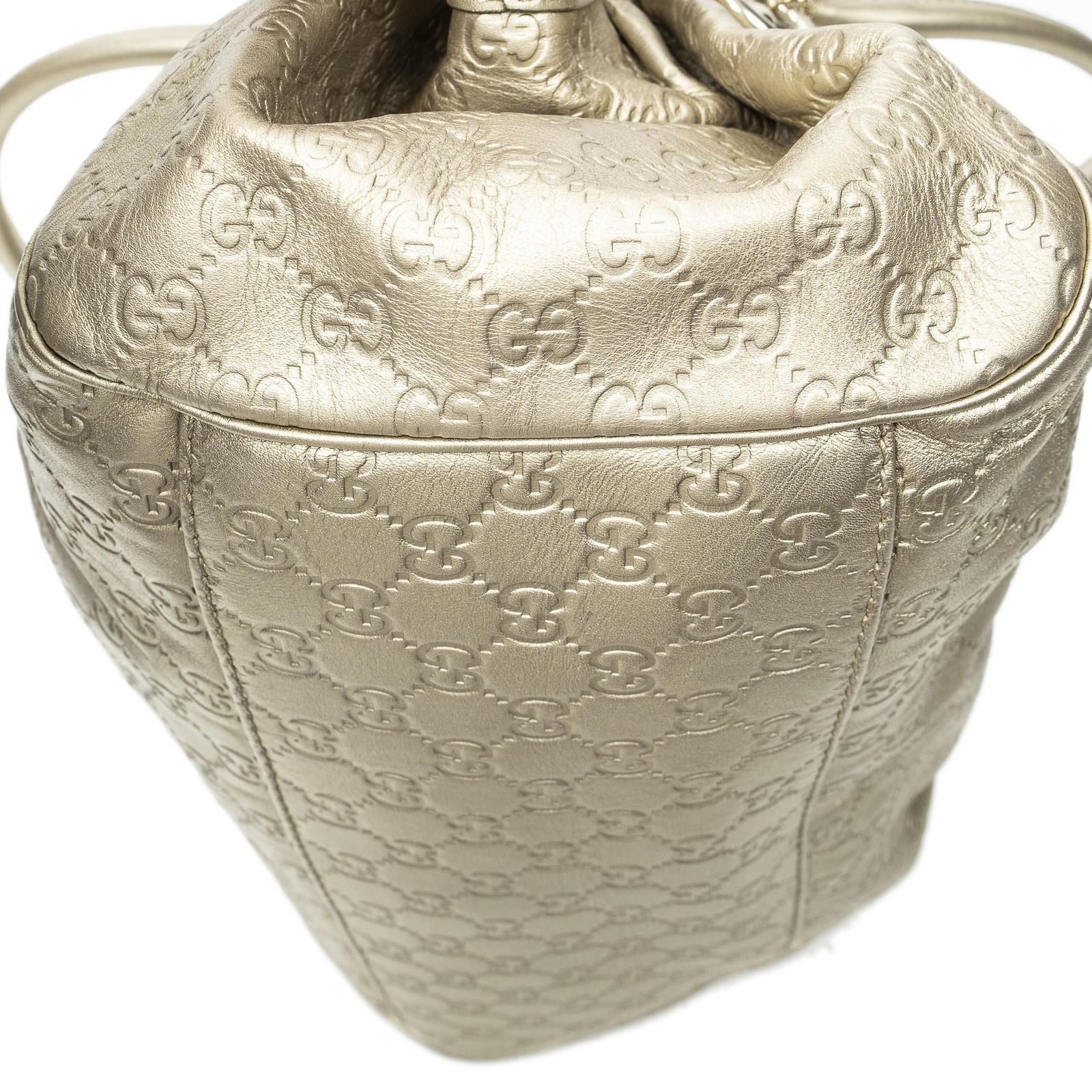 Gucci Ski Boston Gold Guccissima Messenger — view 7