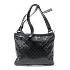 Gucci Web Media Messenger Black Guccissima Imprint Canvas — view 5