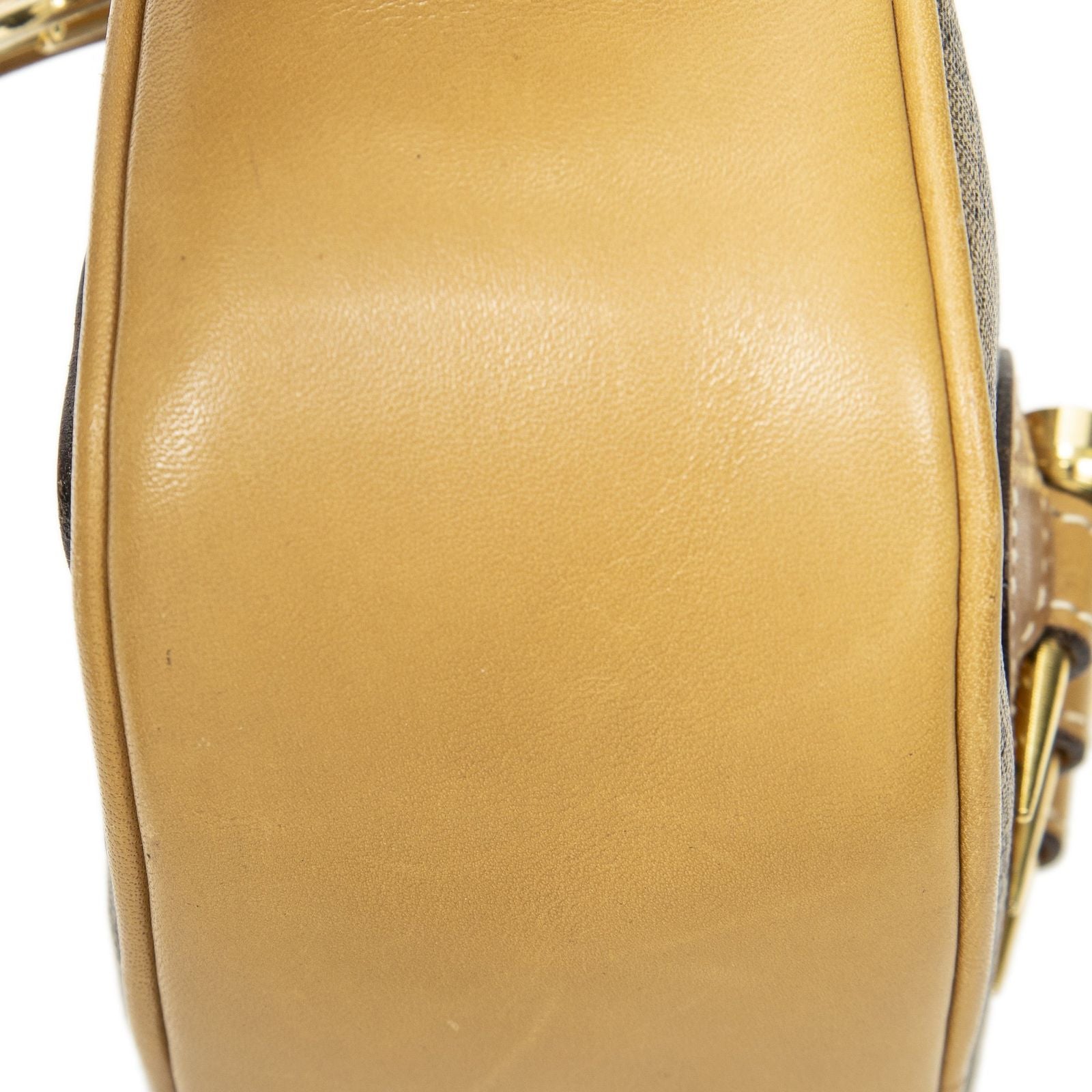 Gucci Vintage Mini Golf Crossbody Tan Micro Guccissima Canvas — view 7