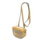 Gucci Vintage Mini Golf Crossbody Tan Micro Guccissima Canvas — view 2