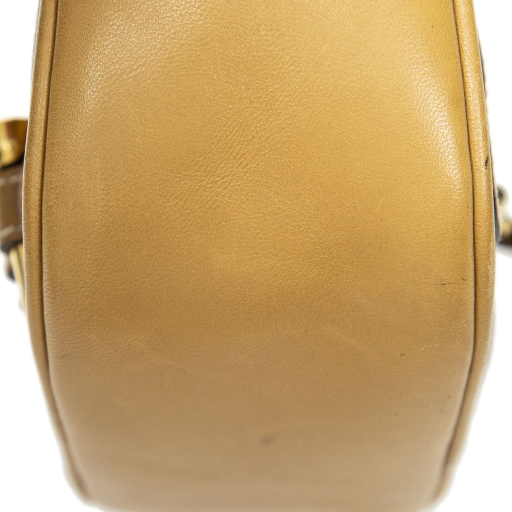 Gucci Vintage Mini Golf Crossbody Tan Micro Guccissima Canvas — view 8