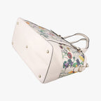 Gucci Nice Flora White Multi Leather Handbag — view 6