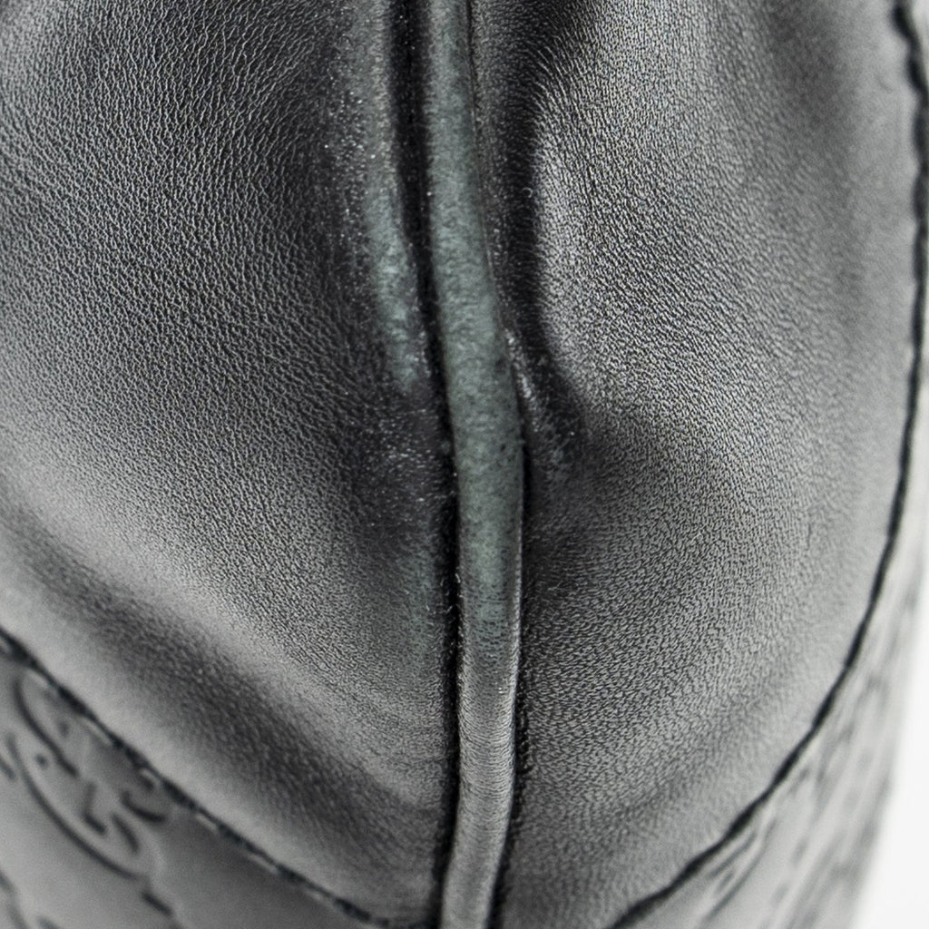 Gucci Zip Messenger Black Guccissima — view 7