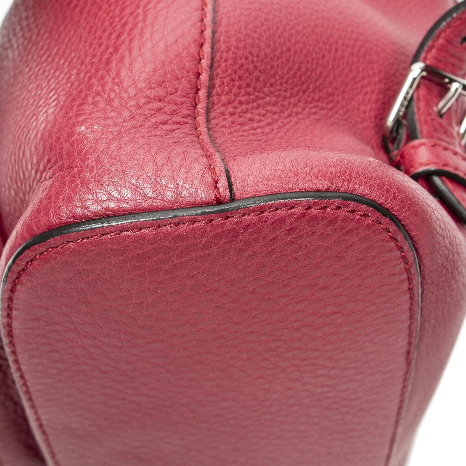 Gucci Bamboo Backpack Tassel Fuchsia Grain Calf Skin Leather — view 8