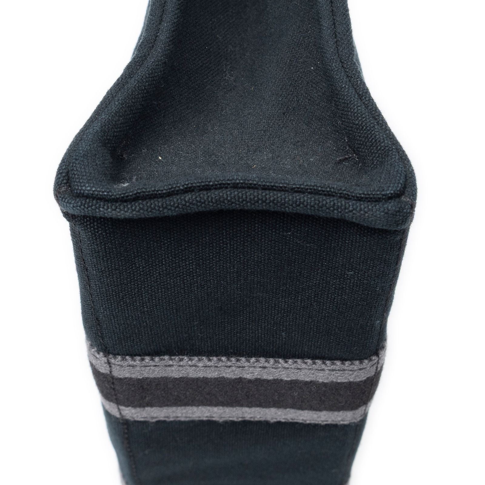 Hermes Fourre Tout Black Gray Toile Officier Tote — view 7