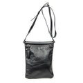Saint Laurent Square Flat Crossbody Black Calfskin Leather