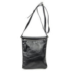 Saint Laurent Square Flat Crossbody Black Calfskin Leather
