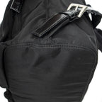 Prada Small Drawstring Backpack Black Nylon Canvas — view 8