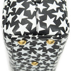 Saint Laurent Baby Duffle Black White Printed Calfskin Leather — view 8