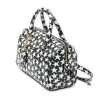 Saint Laurent Baby Duffle Black White Printed Calfskin Leather — view 2