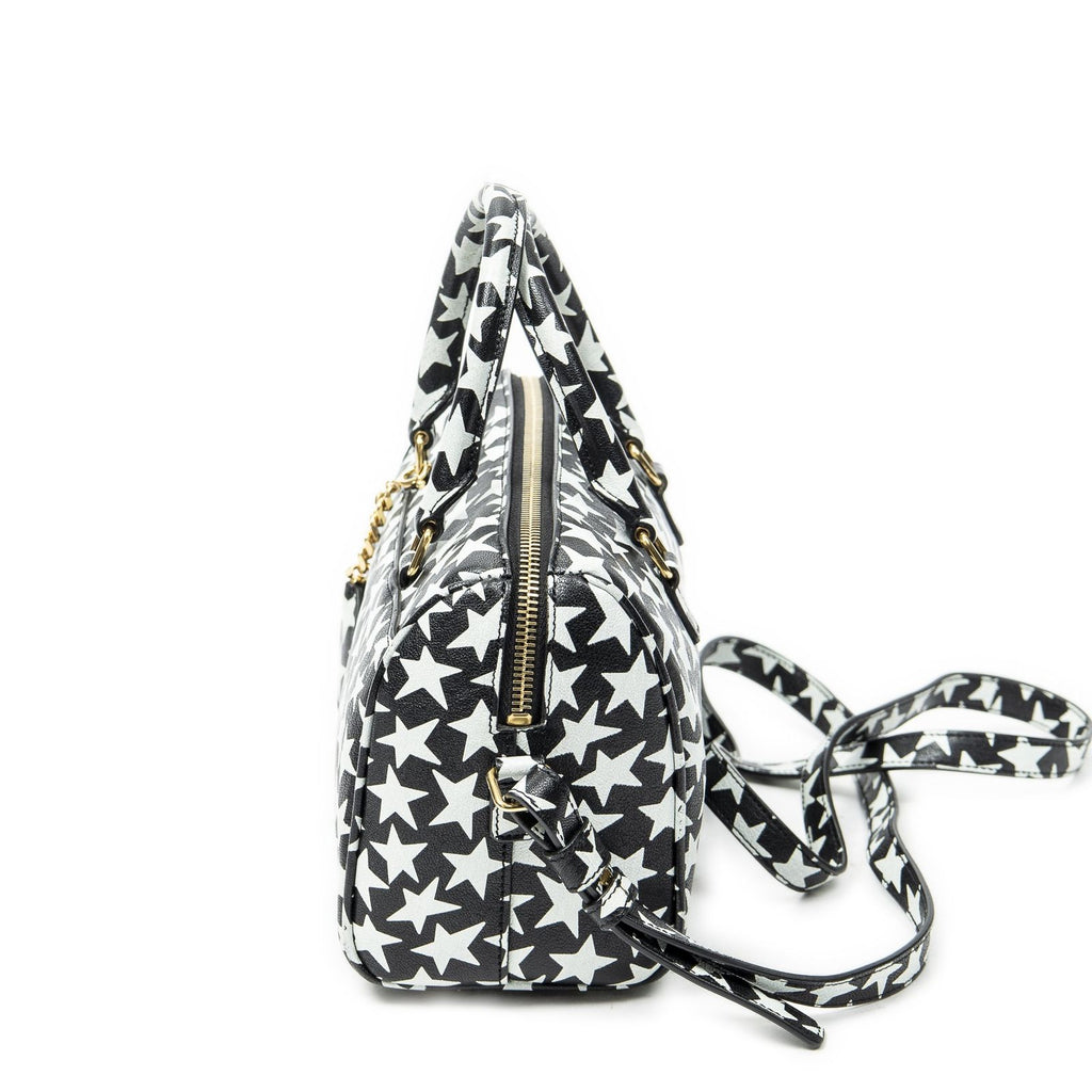 Saint Laurent Baby Duffle Black White Printed Calfskin Leather — view 3