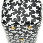 Saint Laurent Baby Duffle Black White Printed Calfskin Leather — view 7