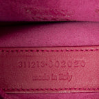 Saint Laurent Line Clutch Pink Calfskin Leather — view 5