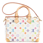 Louis Vuitton Ltd Ed LV Takashi Murakami Speedy Bandouli?re Multicolor Monogram — view 5