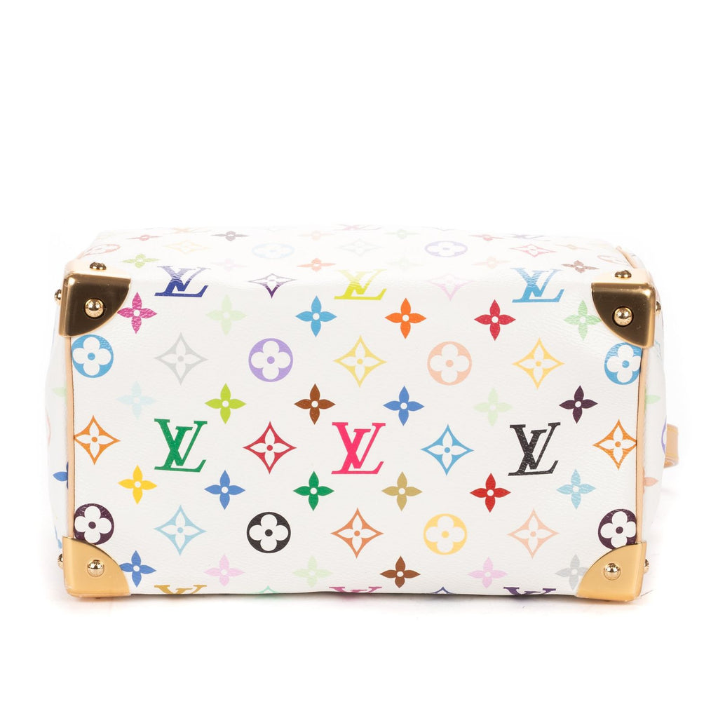 Louis Vuitton Ltd Ed LV Takashi Murakami Speedy Bandouli?re Multicolor Monogram — view 6