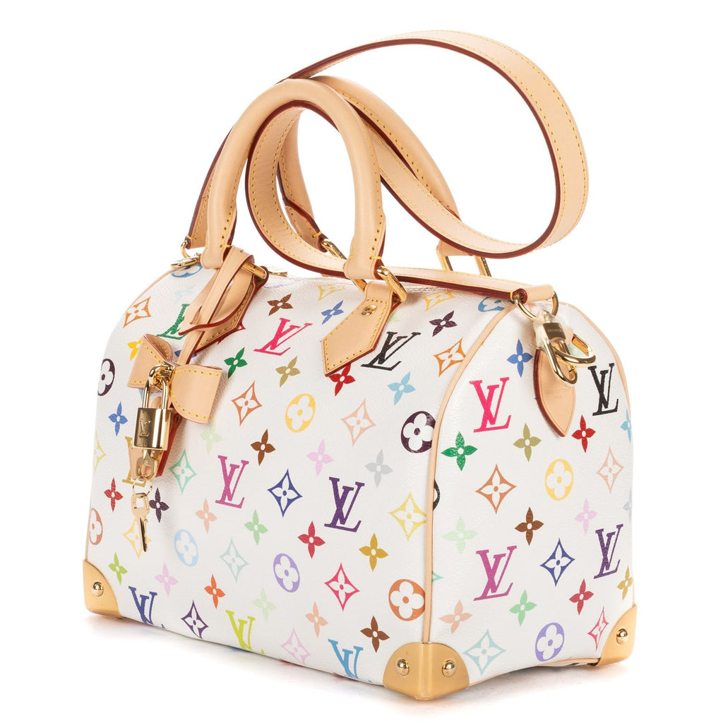 Louis Vuitton Ltd Ed LV Takashi Murakami Speedy Bandouli?re Multicolor Monogram — view 2