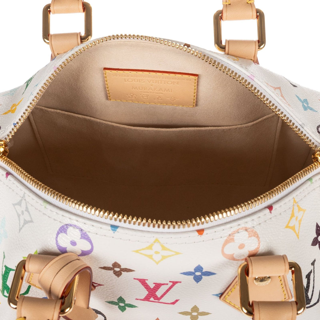 Louis Vuitton Ltd Ed LV Takashi Murakami Speedy Bandouli?re Multicolor Monogram — view 9