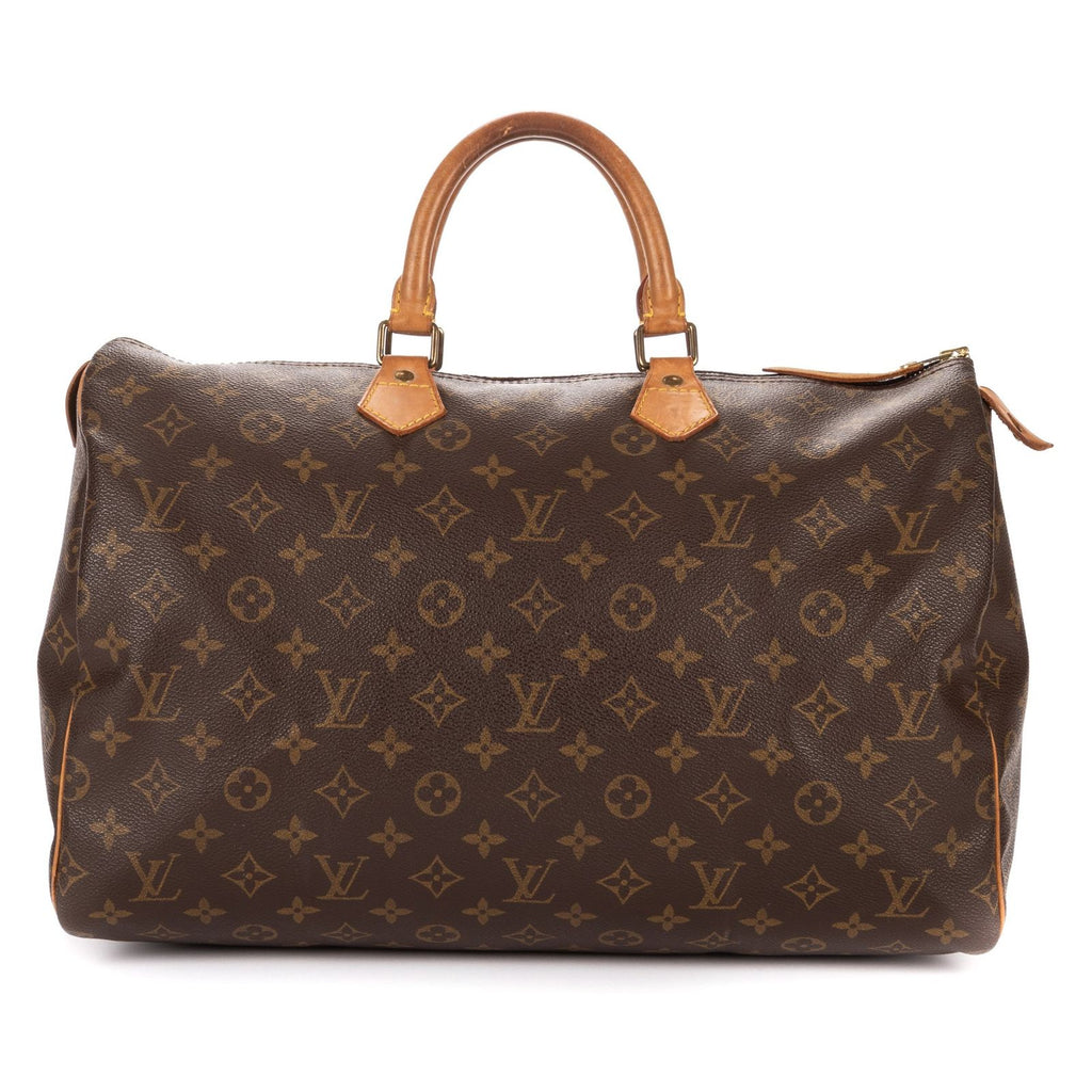 Louis Vuitton Speedy Brown Monogram Canvas Handbag
