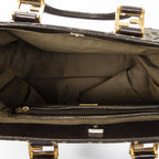 Fendi Vertical Tote Brown Beige Zucca Canvas — view 9