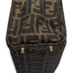 Fendi Vertical Tote Brown Beige Zucca Canvas — view 8