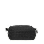 Fendi Large Square Zip Messenger Black Zucchino Canvas — view 6