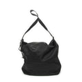 Fendi Large Square Zip Messenger Black Zucchino Canvas