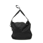 Fendi Large Square Zip Messenger Black Zucchino Canvas