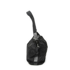 Fendi Large Square Zip Messenger Black Zucchino Canvas — view 4