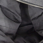 Fendi Large Square Zip Messenger Black Zucchino Canvas — view 9