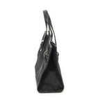 Fendi Shopping Tote Black Zucchino Canvas — view 3