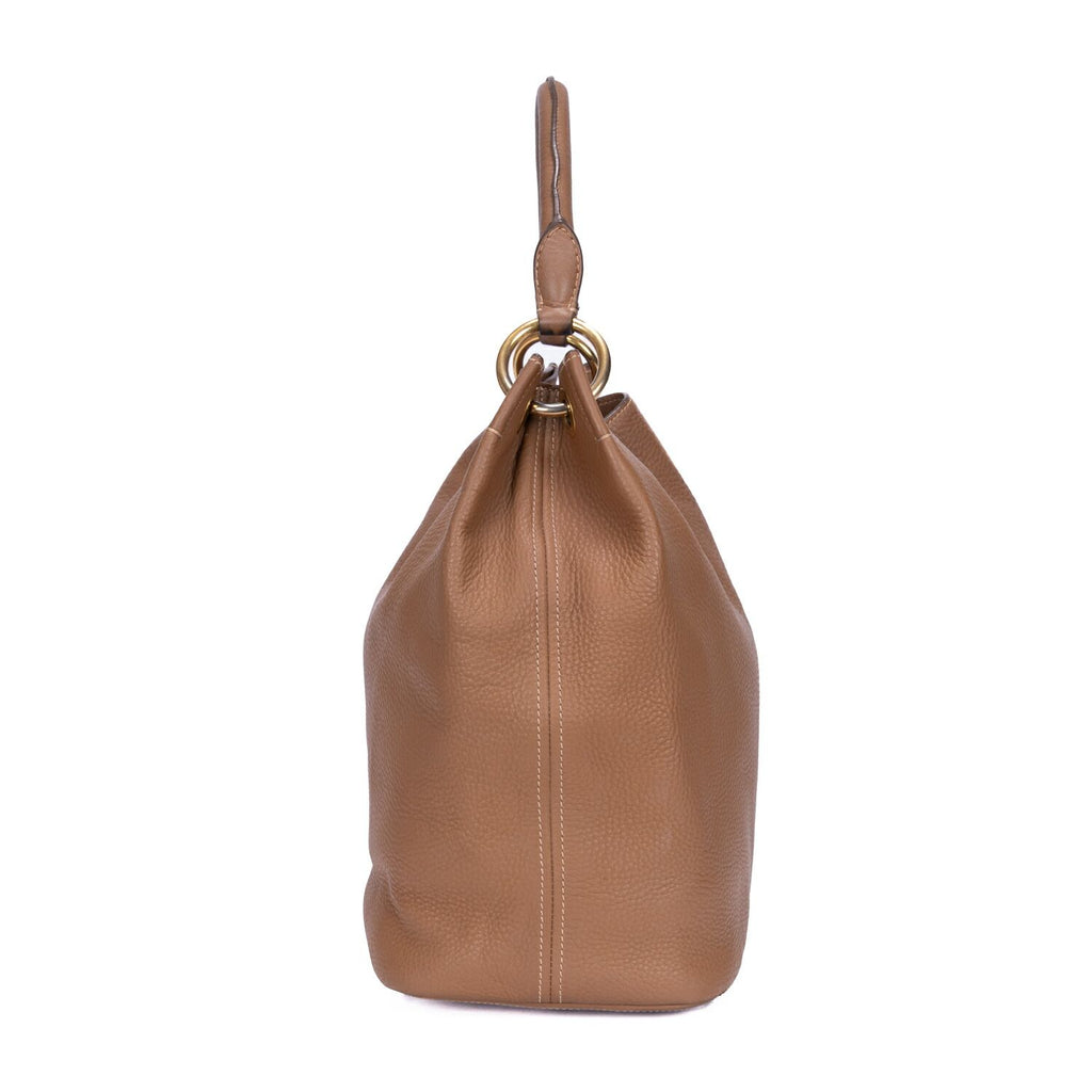 Prada Hobo Brown Vitello Daino — view 4