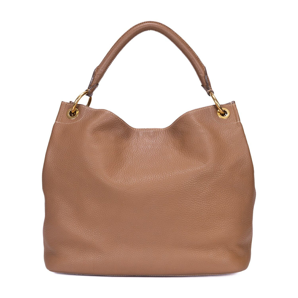 Prada Hobo Brown Vitello Daino — view 5