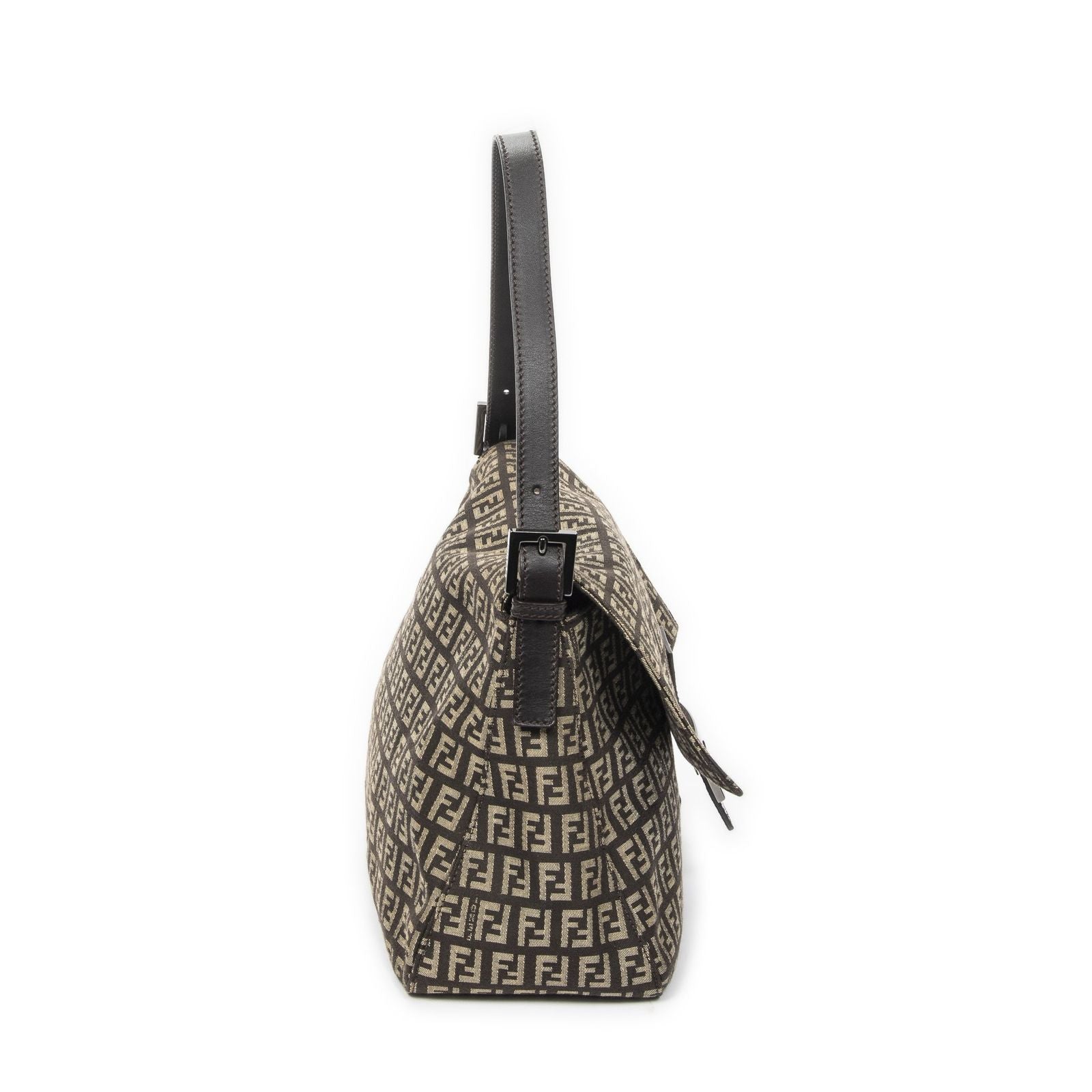 Fendi Mama Forever Brown Beige Zucchino Canvas — view 4