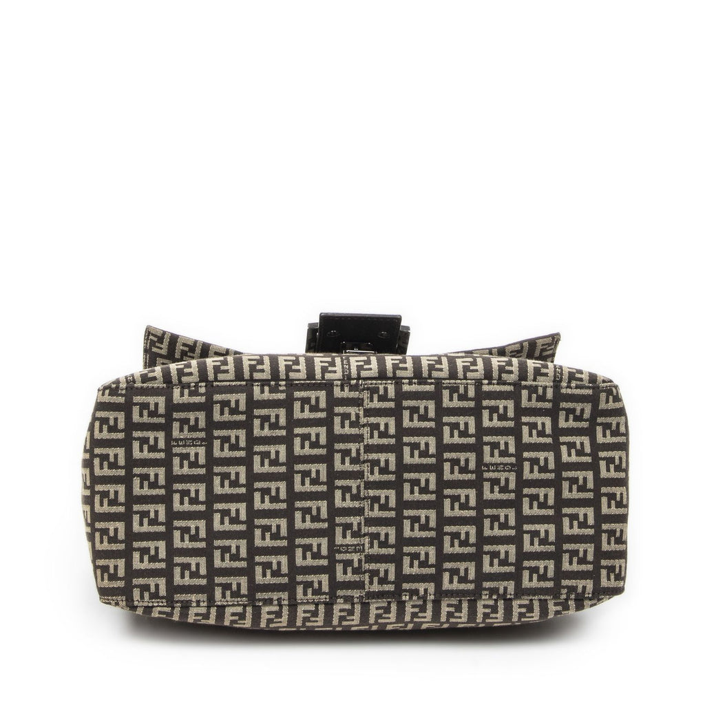 Fendi Mama Forever Brown Beige Zucchino Canvas — view 6