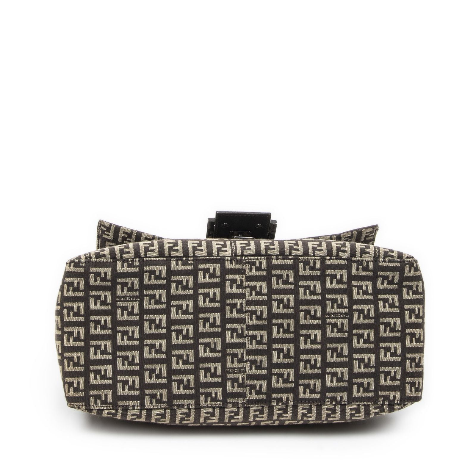 Fendi Mama Forever Brown Beige Zucchino Canvas — view 6