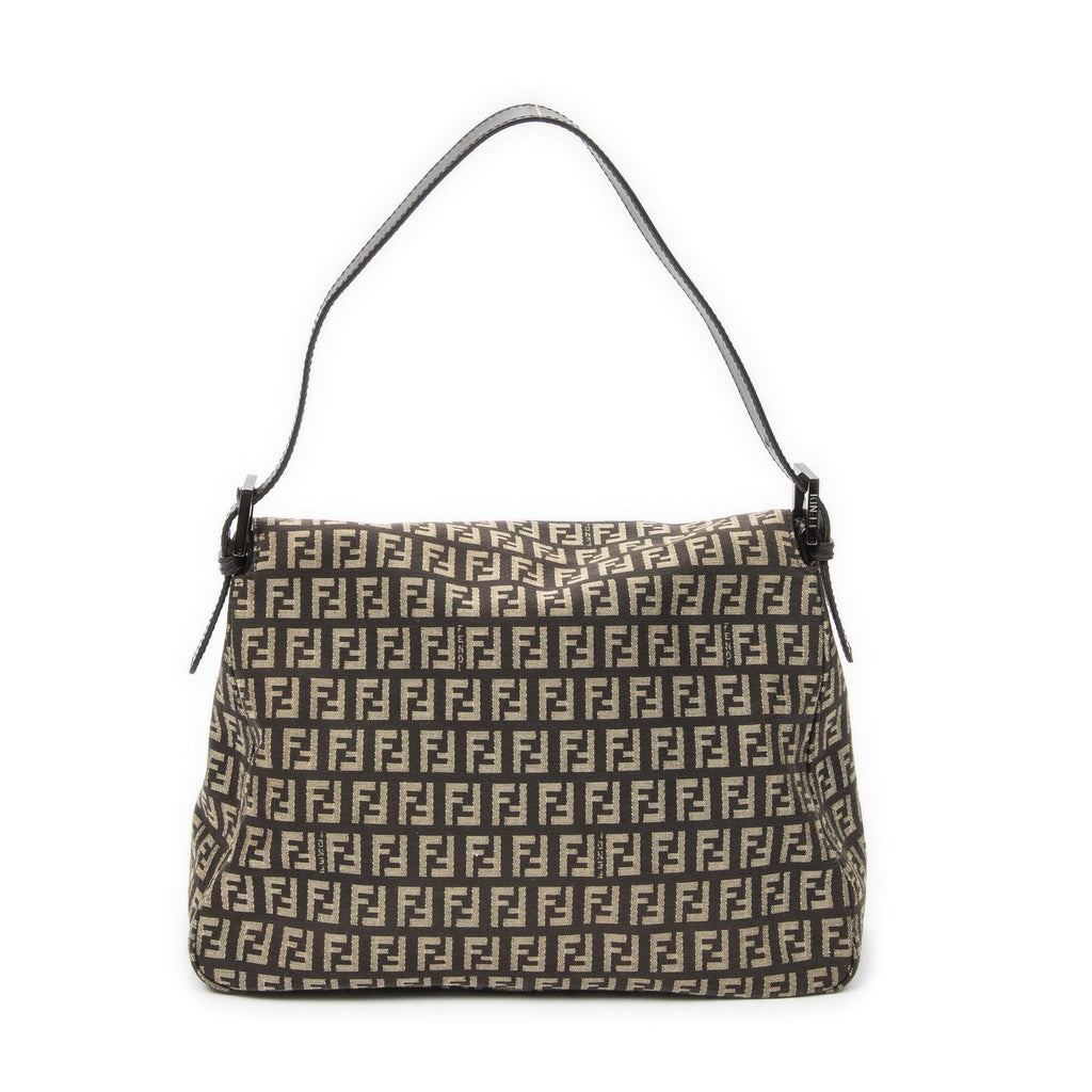 Fendi Mama Forever Brown Beige Zucchino Canvas — view 5