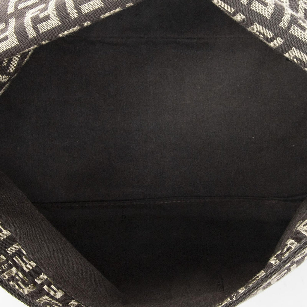 Fendi Mama Forever Brown Beige Zucchino Canvas — view 9