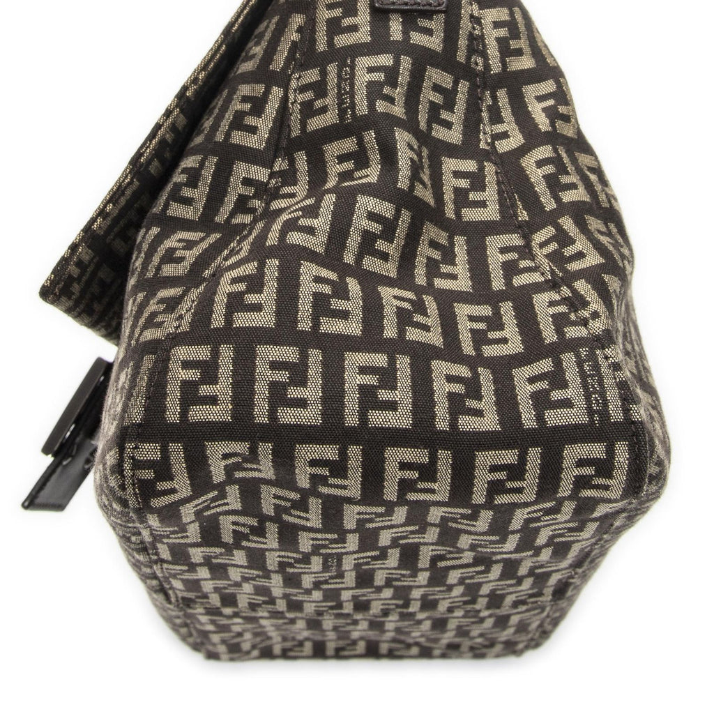 Fendi Mama Forever Brown Beige Zucchino Canvas — view 8