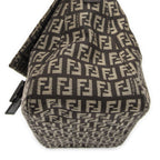 Fendi Mama Forever Brown Beige Zucchino Canvas — view 8