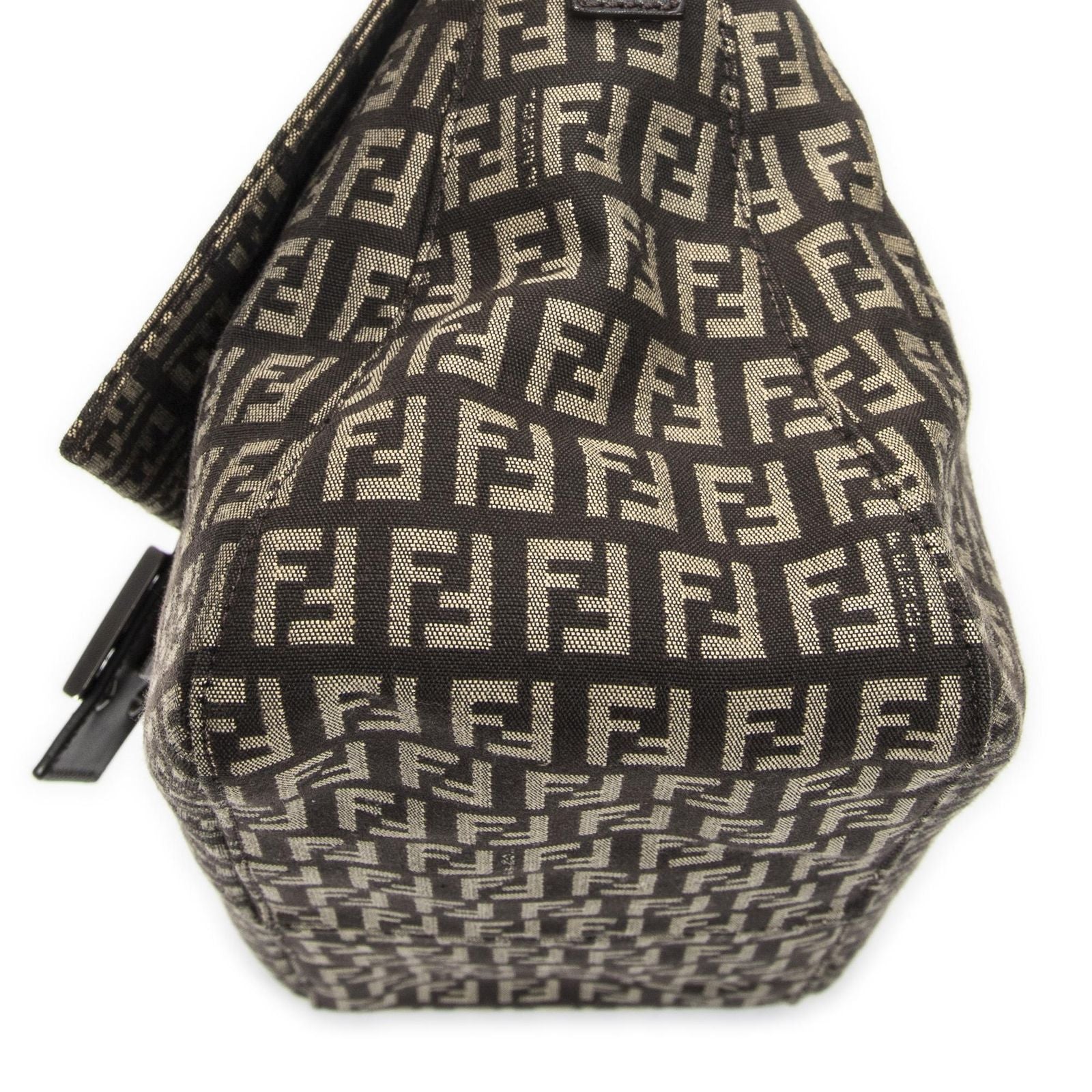 Fendi Mama Forever Brown Beige Zucchino Canvas — view 8
