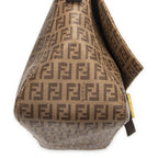 Fendi Mama Forever Brown Zucchino Coated Canvasa — view 7