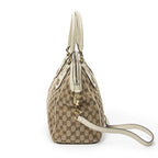 Gucci Medium Scarlett Top Handle Beige Ivory GG Canvas — view 3