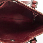 Gucci Vertical Tote Beige Burgundy Supreme Canvas — view 9