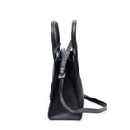 Prada Small Square Shopping Tote Black Nylon Canvas — view 3