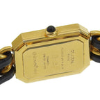 Chanel Premier L Gold Plated Quartz Analog Display Black Dial Watch — view 6
