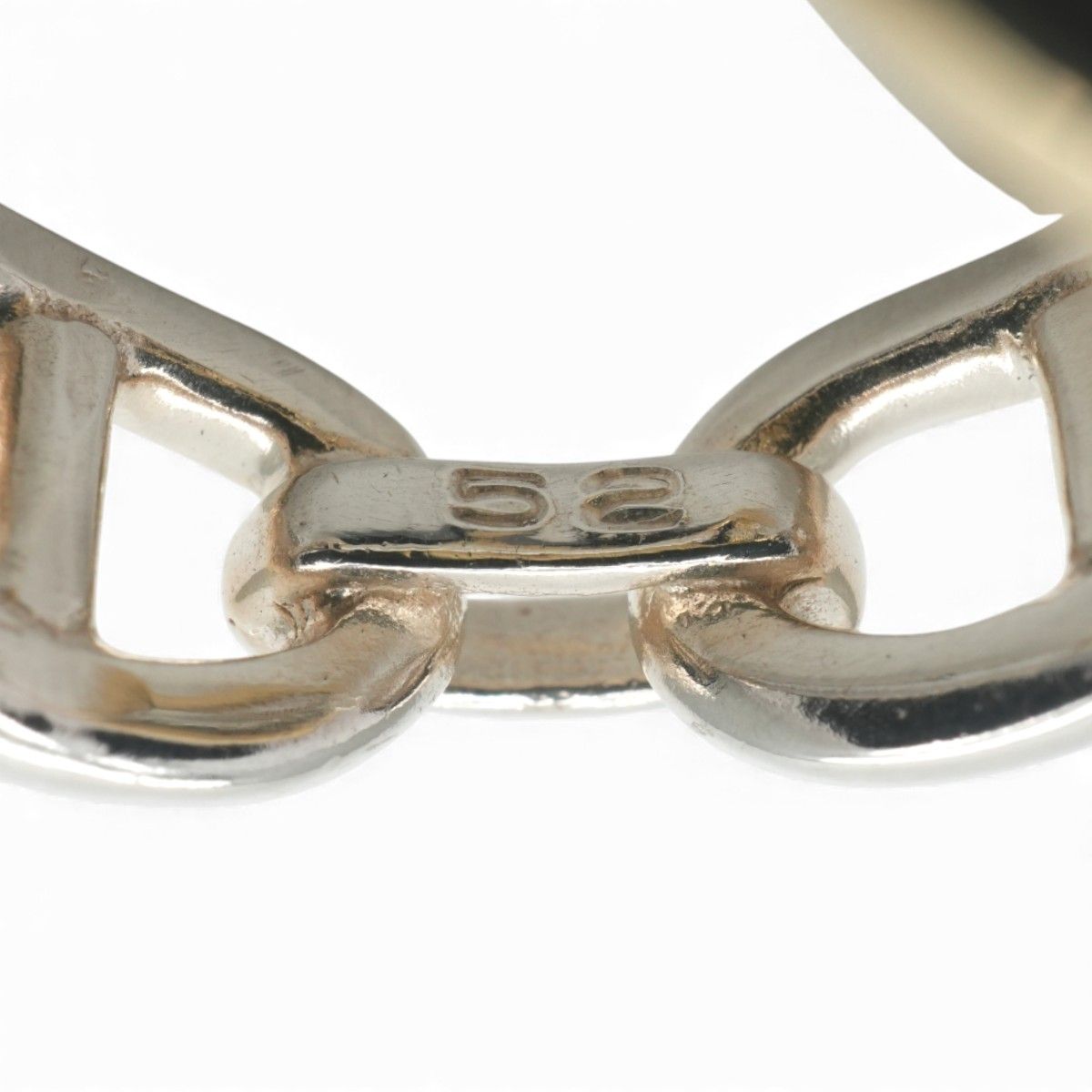 Hermes Enchainee Ring 750 925 Sterling Silver Gold — view 7