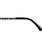 Chanel Sunglasses Chain CC Logo Leather Black Eyewear — view 8
